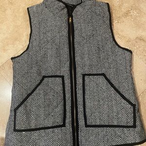 JCrew Inspired Herringbone Quilted Puffer Vest